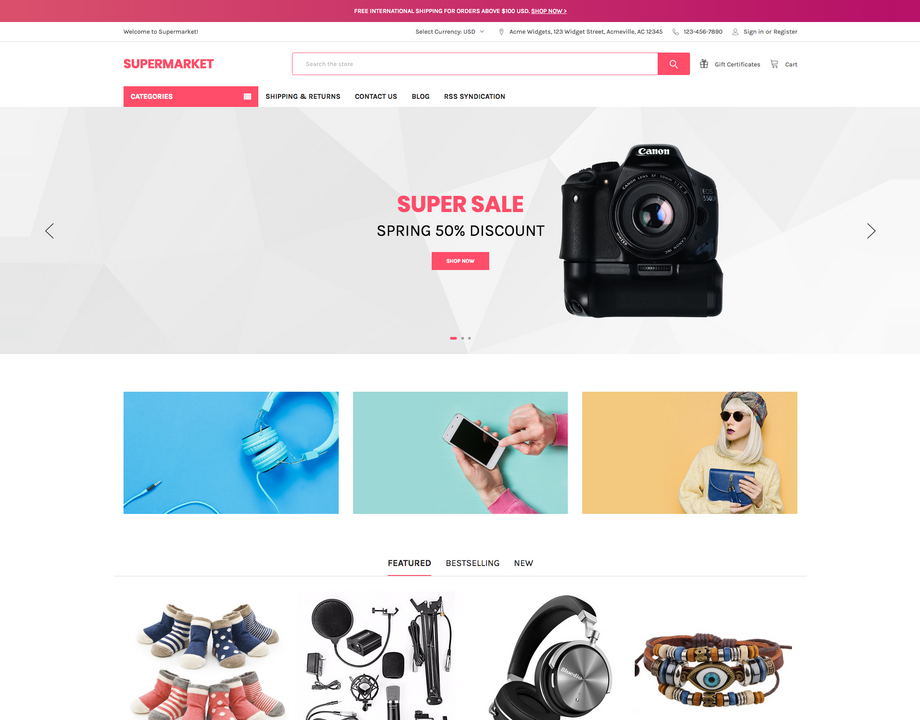 Supermarket-Pink Supermarket-Pink