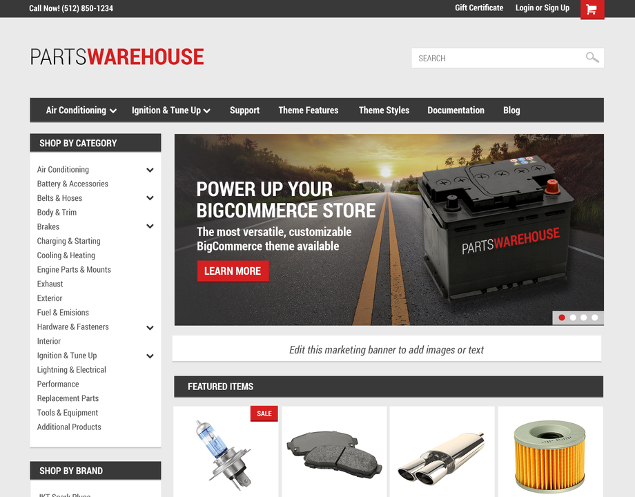 parts warehouse classic bigcommerce