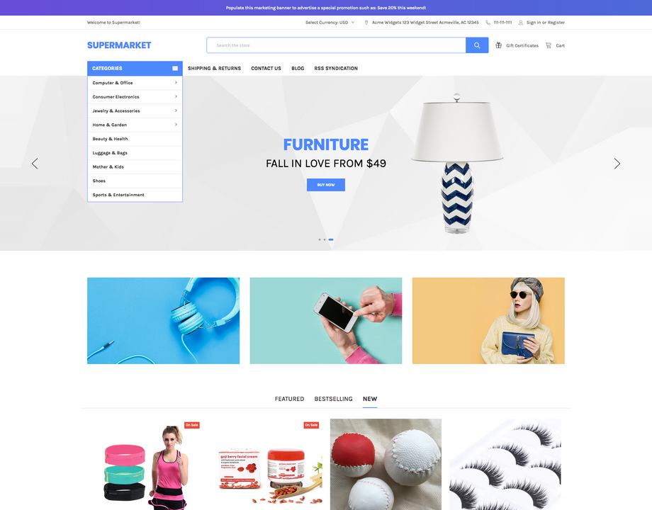 Supermarket-Blue Supermarket-Blue